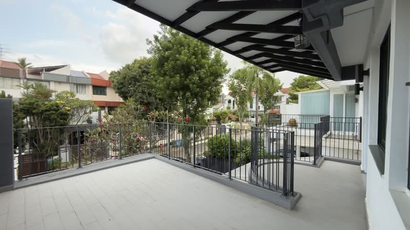 Serangoon Lane Semi-Detached House For Sale at S$ 3,680,000 | PropertyGuru Singapore - Outdoor Terrace