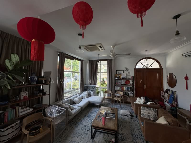 University Park Semi-Detached House For Sale at S$ 6,300,000 | PropertyGuru Singapore - Living Room