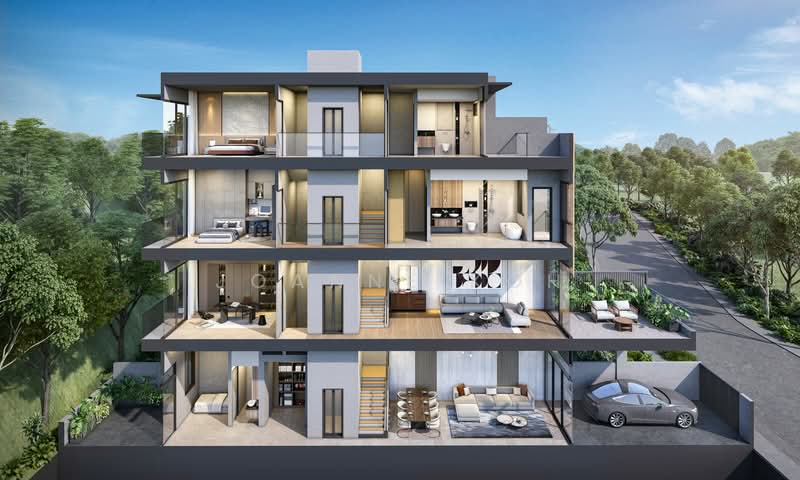 Springleaf Collection Terraced House For Sale at S$ 5,588,000 | PropertyGuru Singapore - Master Bedroom