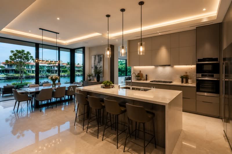 Sentosa Cove, Sentosa Cove, 6 Bedrooms, 7,200 sqft, Detached House For Sale, by Alvin Tan, 500097521 - Kitchen - PropertyGuru.com.sg