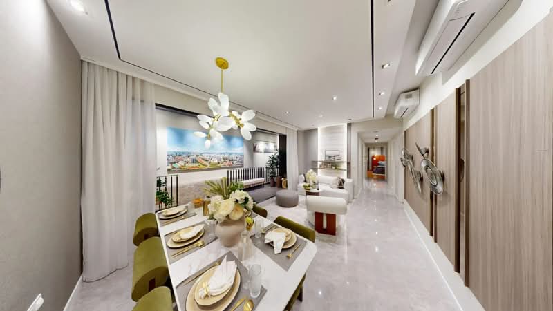 Bagnall Haus Condominium For Sale at S$ 3,088,000 | PropertyGuru Singapore - Living Room