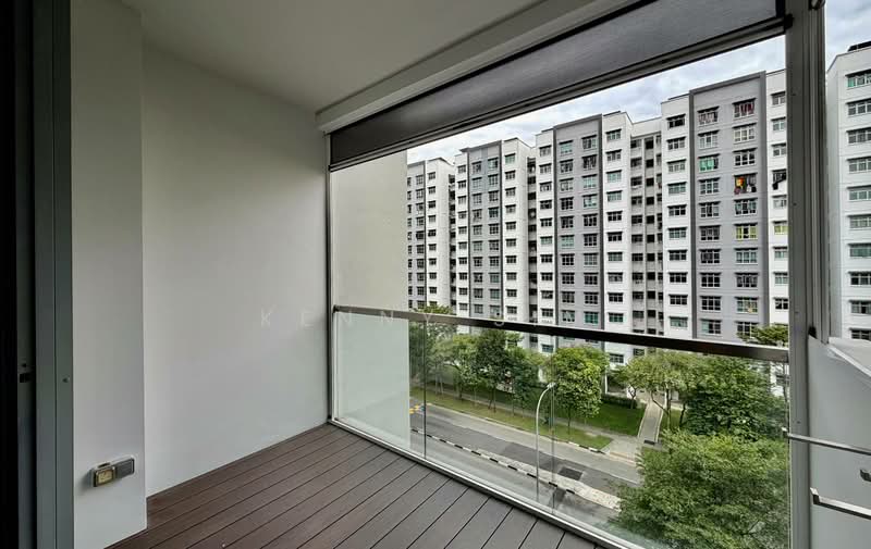 The Canopy, 71 Yishun Avenue 11, 3 Bedrooms, 1,023 sqft, Executive Condominium For Rent, by Kenny Sim, 500097562 - Balcony - PropertyGuru.com.sg