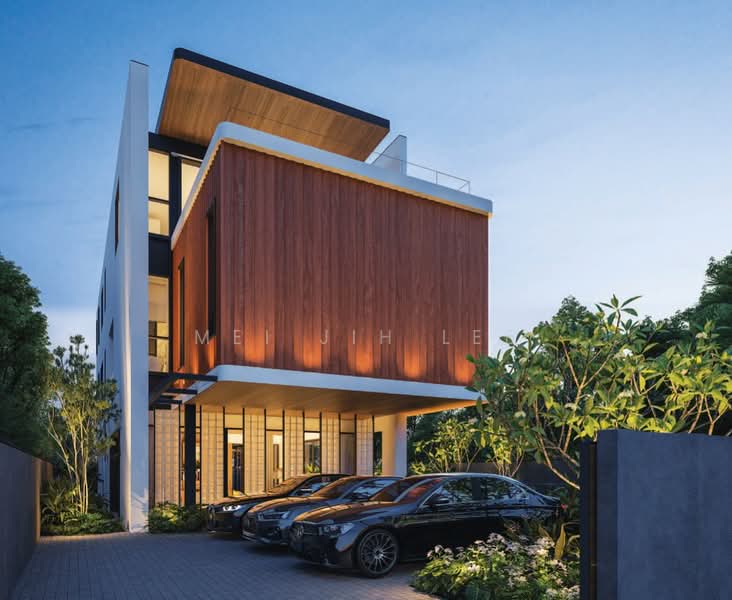 Brand New Luxury Bungalow Within 1KM From Henry Park Primary! Detached House For Sale at S$ 18,500,000 | PropertyGuru Singapore - Exterior