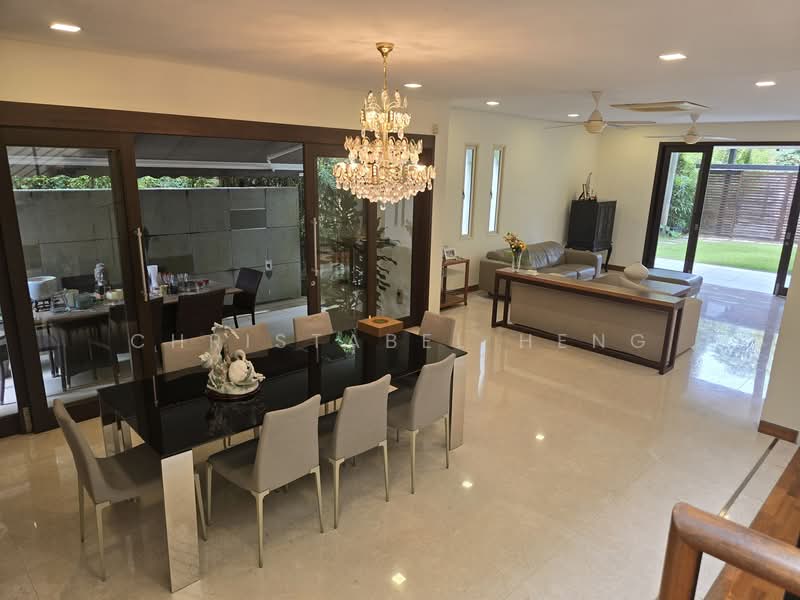 🌸🌸RARE QUIET GARDEN FACING DONT MISS 2 STOREY SEMI D Semi-Detached House For Sale at S$ 9,500,000 | PropertyGuru Singapore - Living Room