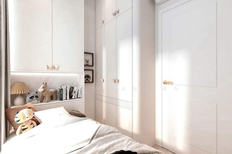 Queens Peak, 3 Dundee Road, 2 Bedrooms, 807 sqft, Condominium For Rent, by Loong Yan Yan, 500097719 - Bedroom - Artist Impression - PropertyGuru.com.sg