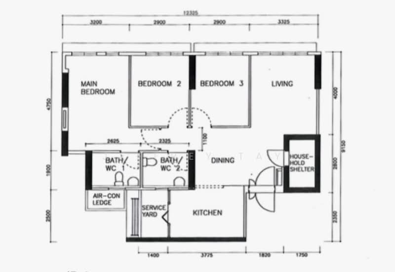 26B Saint George's Lane, 26B Saint George's Lane, 3 Bedrooms, 990 sqft, HDB Flat For Sale, by Jeffrey Tay, 500097722 - PropertyGuru.com.sg