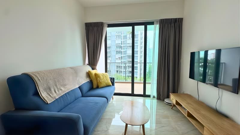 Kingsford Waterbay, Upper Serangoon View, 2 Bedrooms, 635 sqft, Condominium For Rent, by Zann Low, 500097831 - Living Room - PropertyGuru.com.sg