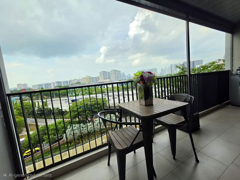 The Venue Residences and Shoppes Condominium For Sale at S$ 2,280,000 | PropertyGuru Singapore - Balcony