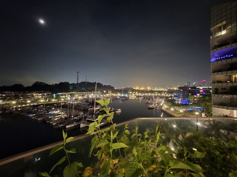The Oceanfront @ Sentosa Cove, 293 Ocean Drive, 3 Bedrooms, 1,711 sqft, Condominium For Sale, by Carine Tan, 500098286 - View from Master bedroom - PropertyGuru.com.sg
