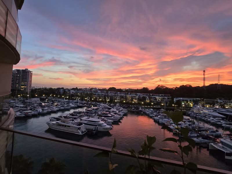 The Oceanfront @ Sentosa Cove, 293 Ocean Drive, 3 Bedrooms, 1,711 sqft, Condominium For Sale, by Carine Tan, 500098286 - View from Master bedroom - PropertyGuru.com.sg