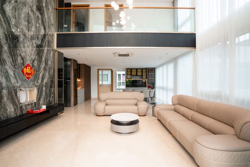 EAST COAST!1KM TAO NAN! BRAND NEW! Corner Terrace For Sale at S$ 8,980,000 | PropertyGuru Singapore - Living Room
