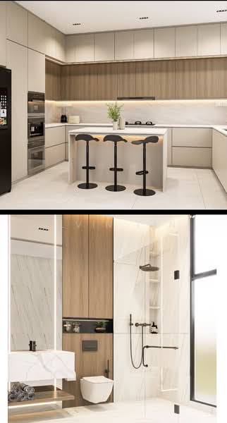 BRAND NEW 3.5 STOREY DETACHED HOUSE NEAR AMENITIES Detached House For Sale at S$ 14,000,000 | PropertyGuru Singapore - Kitchen