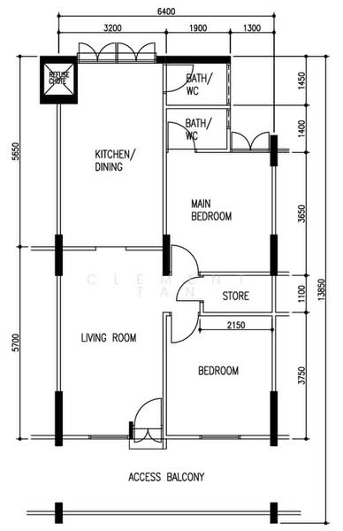379 Clementi Avenue 5, 379 Clementi Avenue 5, 2 Bedrooms, 721 sqft, HDB Flat For Sale, by Clement Tan, 500098365 - PropertyGuru.com.sg