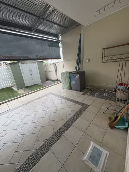 D16 Limau Garden Terraced House For Sale at S$ 4,200,000 | PropertyGuru Singapore - Backyard Exterior