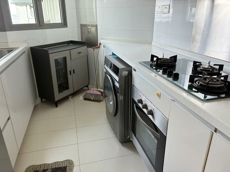 Eight Courtyards, 2 Canberra Drive, 3 Bedrooms, 958 sqft, Condominium For Rent, by Xavier Ng, 500098457 - Kitchen - PropertyGuru.com.sg