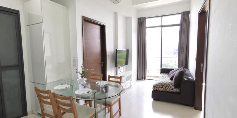 Forte Suites, 88 Mergui Road, 2 Bedrooms, 603 sqft, Condominium For Rent, by Zac Huang, 500098581 - Living Room - PropertyGuru.com.sg