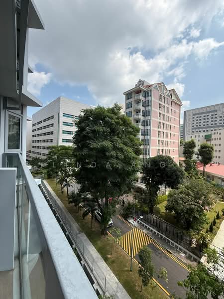 Neu at Novena Condominium For Sale at S$ 1,850,000 | PropertyGuru Singapore - Living Balcony view
