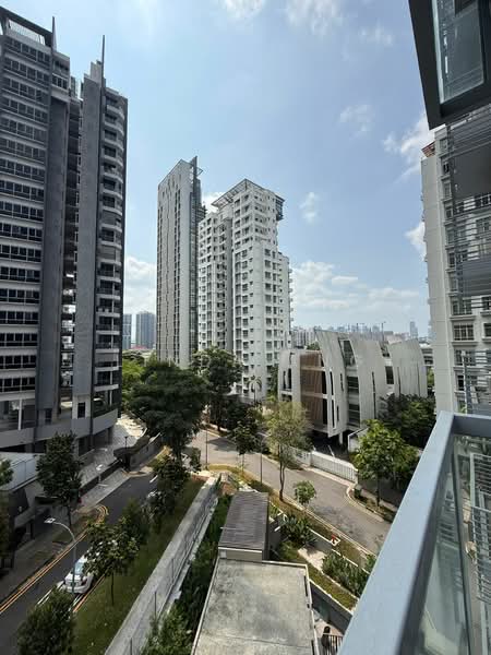 Neu at Novena Condominium For Sale at S$ 1,850,000 | PropertyGuru Singapore - Master Balcony view