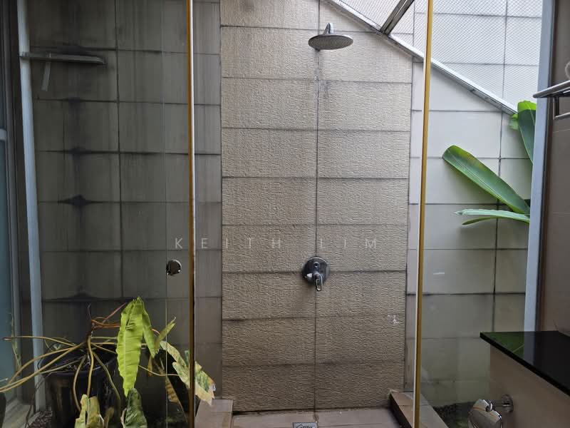 2.5 Storey Corner Terrace near Greenwich V Corner Terrace For Sale at S$ 5,600,000 | PropertyGuru Singapore - Outdoor Rainforest Shower