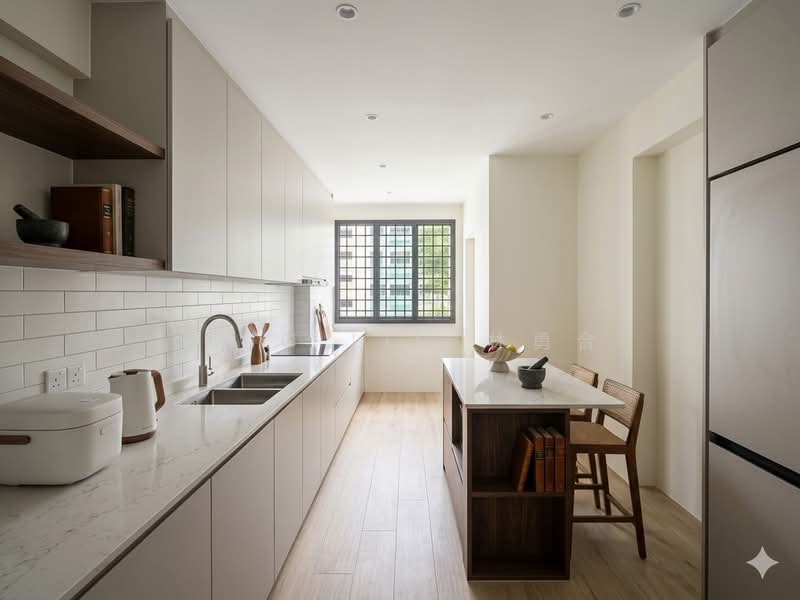 417 Tampines Street 41, 417 Tampines Street 41, 2 Bedrooms, 646 sqft, HDB Flat For Sale, by Eric Lim 林勇合, 500098702 - Kitchen - PropertyGuru.com.sg