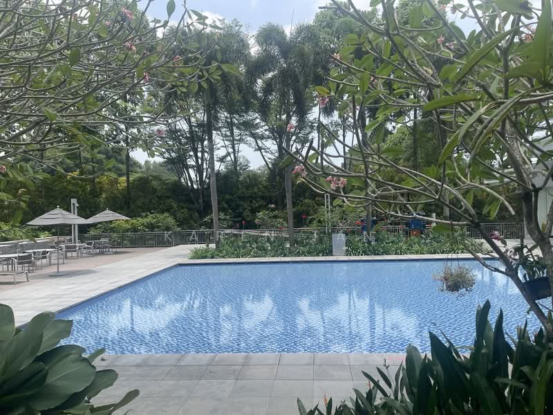 Viz at Holland, 221 Queensway, 2 Bedrooms, 1,130 sqft, Condominium For Rent, by Karen Tan, 500098779 - Pool view from living and all bedrooms - PropertyGuru.com.sg