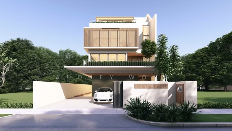 Brand New! Semi-D @Serangoon Garden, Crowhurst, Bloxhome, Bodmin Dr Vicinity Semi-Detached House For Sale at S$ 8,280,000 | PropertyGuru Singapore - Exterior