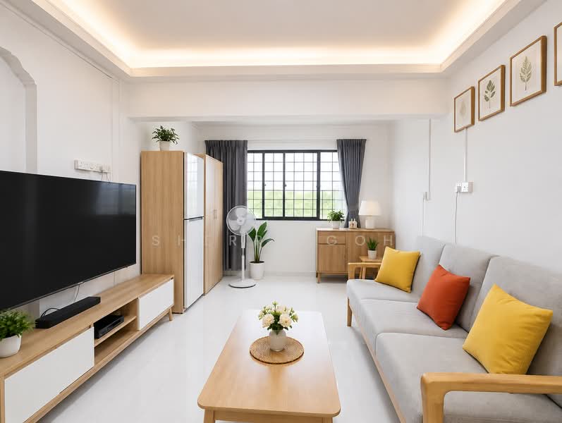 877 Woodlands Avenue 9, 877 Woodlands Avenue 9, 4 Bedrooms, 1,302 sqft, HDB Flat For Sale, by Sherry Goh, 500098895 - Living Room - PropertyGuru.com.sg