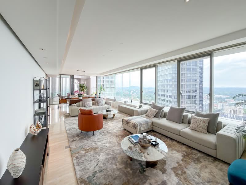 Ardmore Residence, 7 Ardmore Park, 4 Bedrooms, 3,186 sqft, Condominium For Rent, by Carmen Seah, 500098910 - Living Room - PropertyGuru.com.sg