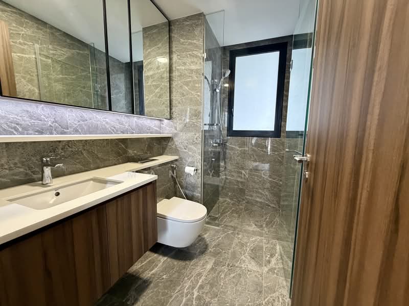 Lentor Modern, Lentor Central, 3 Bedrooms, 1,109 sqft, Condominium For Rent, by Mandy Ng, 500098927 - Bathroom - PropertyGuru.com.sg
