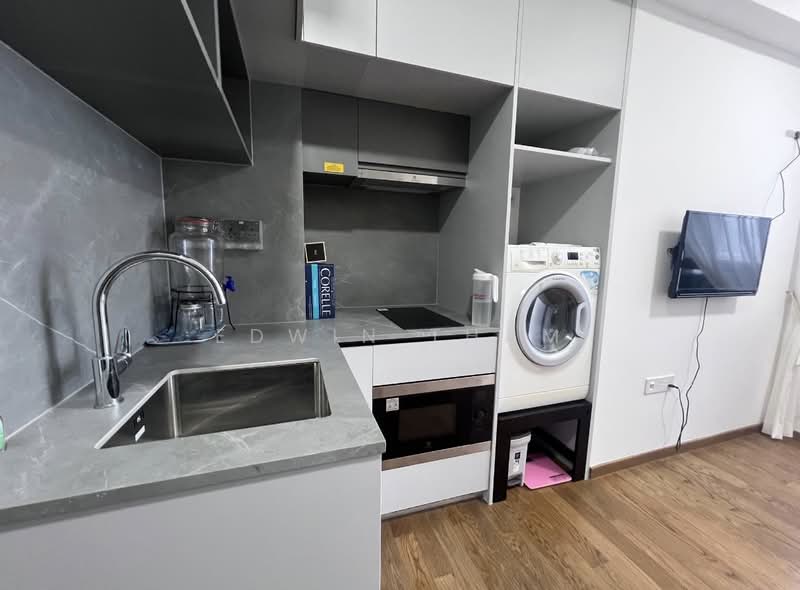 Parc Clematis, 8D Jalan Lempeng, Studio, 230 sqft, Condominium For Rent, by Edwin Tham, 500099098 - Kitchen - PropertyGuru.com.sg