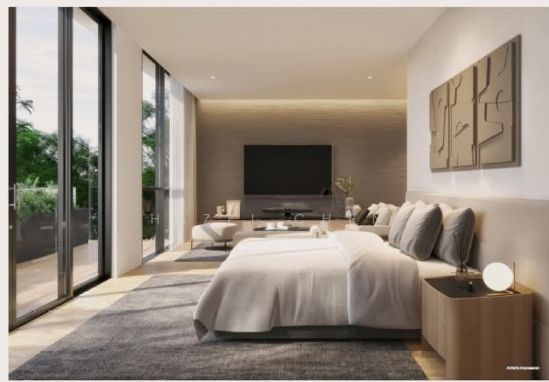 Brand New TOP Detached Semi-Detached Corner Terrace Dunearn Estate, , 6 Bedrooms, 8,562 sqft, Semi-Detached House For Sale, by Hazel Chen, 500099117 - Bedroom - PropertyGuru.com.sg