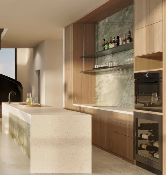 Brand New TOP Detached Semi-Detached Corner Terrace Dunearn Estate, , 6 Bedrooms, 8,562 sqft, Semi-Detached House For Sale, by Hazel Chen, 500099117 - Kitchen - PropertyGuru.com.sg