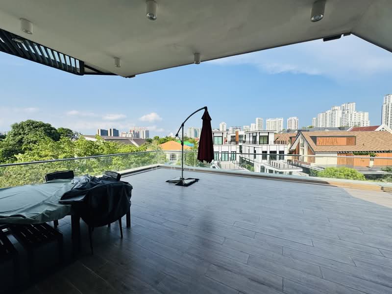 ⭐️Modern Goodman Estate Bungalow ⭐️ Wide Frontage ⭐️ Huge plot Detached House For Sale at S$ 28,000,000 | PropertyGuru Singapore - Balcony