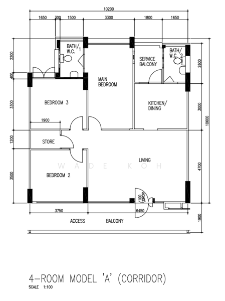 154 Jalan Teck Whye, 154 Jalan Teck Whye, Room Rental, 195 sqft, HDB Flat For Rent, by Wade Koh, 500099150 - PropertyGuru.com.sg