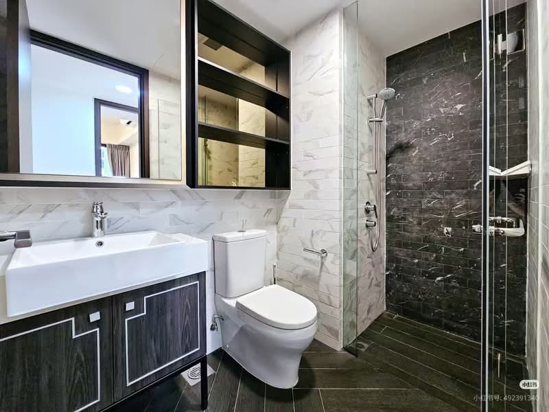 Mayfair Gardens, 10 Rifle Range Road, 2 Bedrooms, 753 sqft, Condominium For Rent, by Grace Dai, 500099314 - Bathroom - PropertyGuru.com.sg