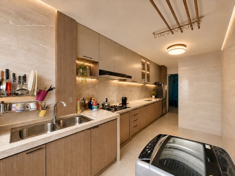766 Yishun Avenue 3, 766 Yishun Avenue 3, 3 Bedrooms, 904 sqft, HDB Flat For Sale, by Scott Loh, 500099342 - Kitchen - AI staging - PropertyGuru.com.sg
