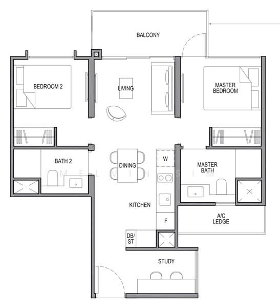 Park Colonial Condominium For Sale at S$ 1,700,000 | PropertyGuru Singapore