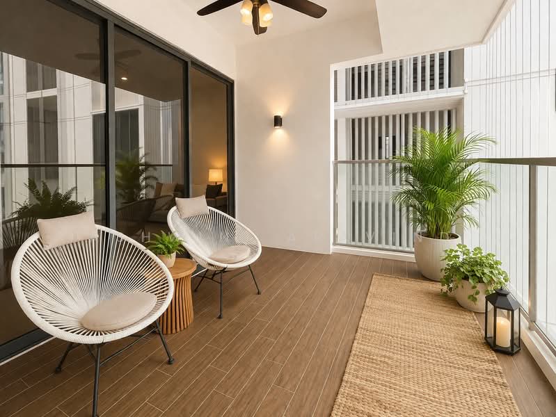 Cityscape at Farrer Park, 101 Mergui Road, 3 Bedrooms, 1,249 sqft, Condominium For Rent, by Ashwini Aravind, 500099411 - Balcony - PropertyGuru.com.sg