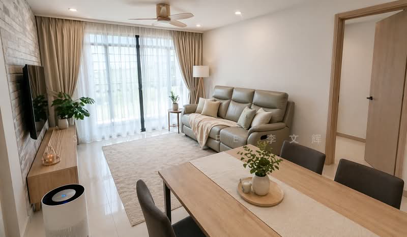 103A Bidadari Park Drive, 103A Bidadari Park Drive, 2 Bedrooms, 732 sqft, HDB Flat For Sale, by Steven Lee 李文辉, 500099424 - Renovated Living Room - PropertyGuru.com.sg