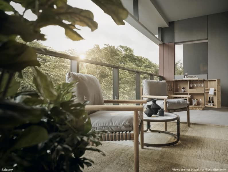 1km Nanyang & Raffles Watten Estate ☎️ 8321.8433 Condominium For Sale at S$ 7,837,000 | PropertyGuru Singapore - Balcony