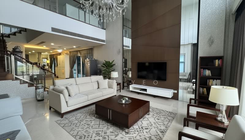 RARE 7 BEDROOMS BUNGALOW AT WAK HASSAN SEMBAWANG Bungalow House For Sale at S$ 5,999,999 | PropertyGuru Singapore - Living Room