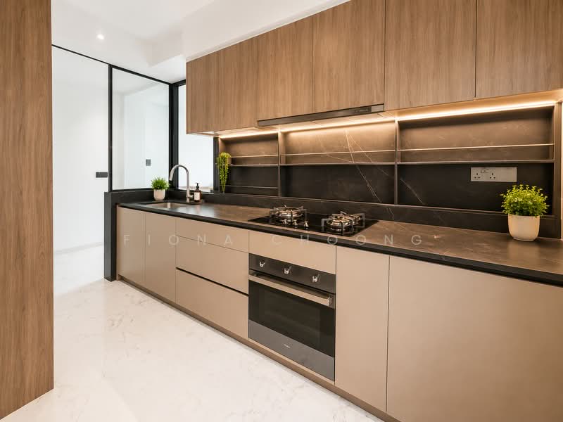 Sceneca Residence, Tanah Merah Kechil Link, 3 Bedrooms, 1,163 sqft, Condominium For Sale, by Fiona Choong, 500099449 - Kitchen - PropertyGuru.com.sg