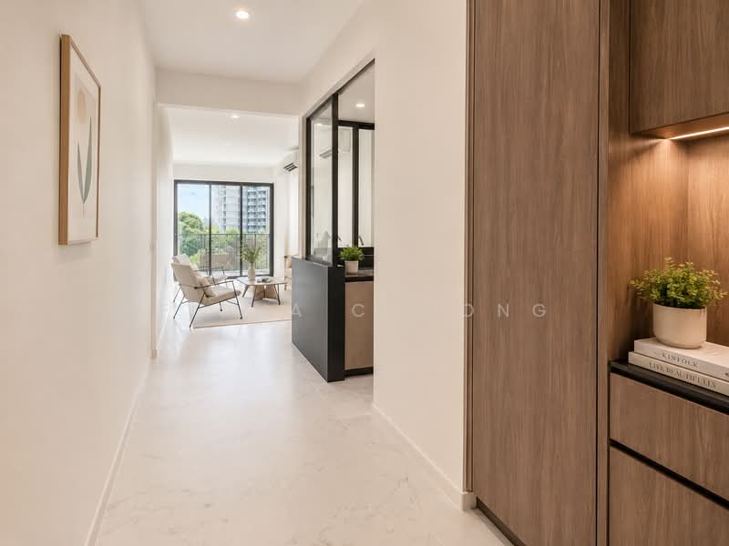Sceneca Residence, Tanah Merah Kechil Link, 3 Bedrooms, 1,163 sqft, Condominium For Sale, by Fiona Choong, 500099449 - Corridor - PropertyGuru.com.sg