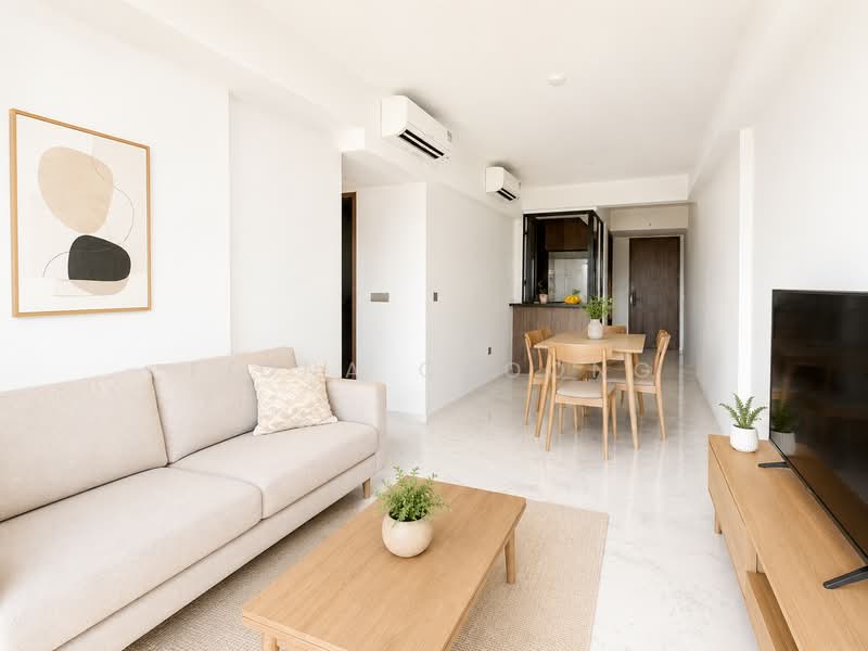 Sceneca Residence, Tanah Merah Kechil Link, 3 Bedrooms, 1,163 sqft, Condominium For Sale, by Fiona Choong, 500099449 - Living Room - PropertyGuru.com.sg