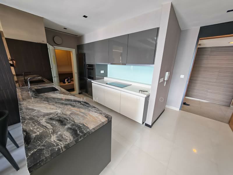 Concourse Skyline, 300 Beach Road, 2 Bedrooms, 1,163 sqft, Condominium For Rent, by Jimmy Choo, 500099525 - Kitchen - PropertyGuru.com.sg
