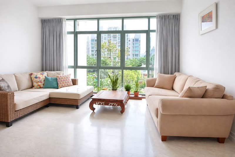Merawoods, , 3 Bedrooms, 1,346 sqft, Condominium For Rent, by Kelvin Tan, 500099601 - Living Room - PropertyGuru.com.sg