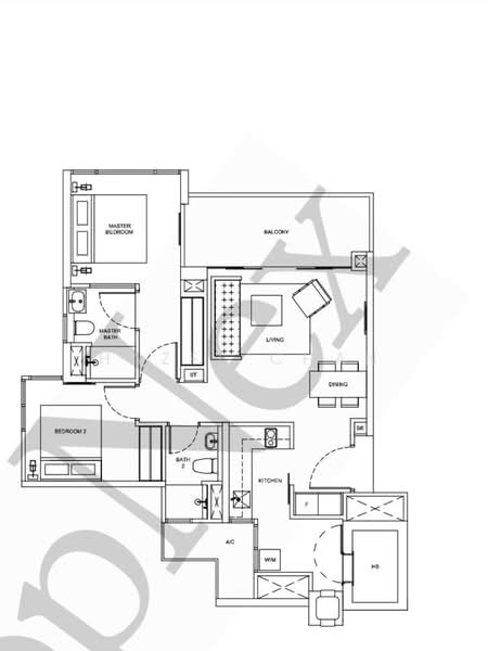 Riversails Condominium For Sale at S$ 1,358,000 | PropertyGuru Singapore