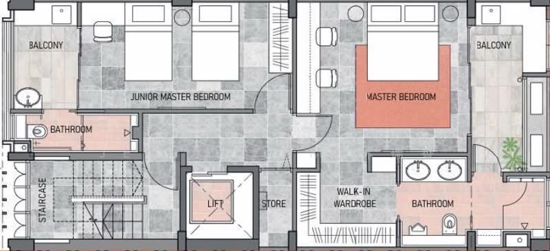 Freehold Beautiful Newly Rebuilt Inter Terrace near Novena Terraced House For Sale at S$ 5,000,000 | PropertyGuru Singapore