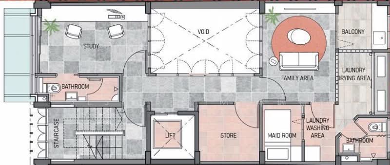 Freehold Beautiful Newly Rebuilt Inter Terrace near Novena Terraced House For Sale at S$ 5,000,000 | PropertyGuru Singapore