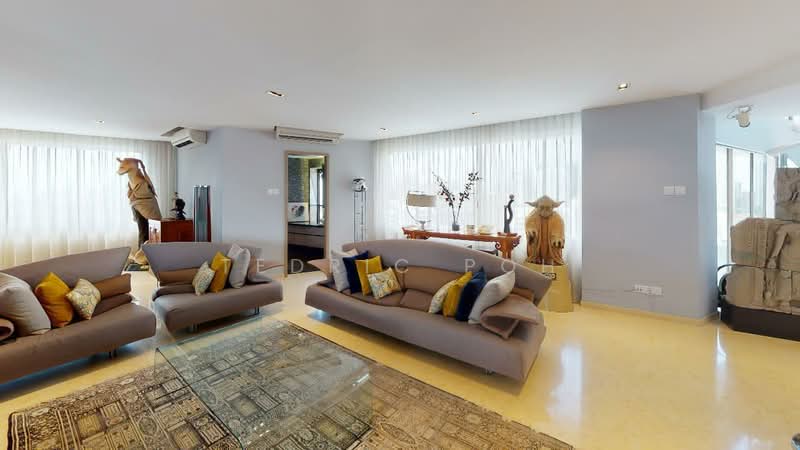 Balmoral Tower Condominium For Sale at S$ 12,500,000 | PropertyGuru Singapore - Living Room